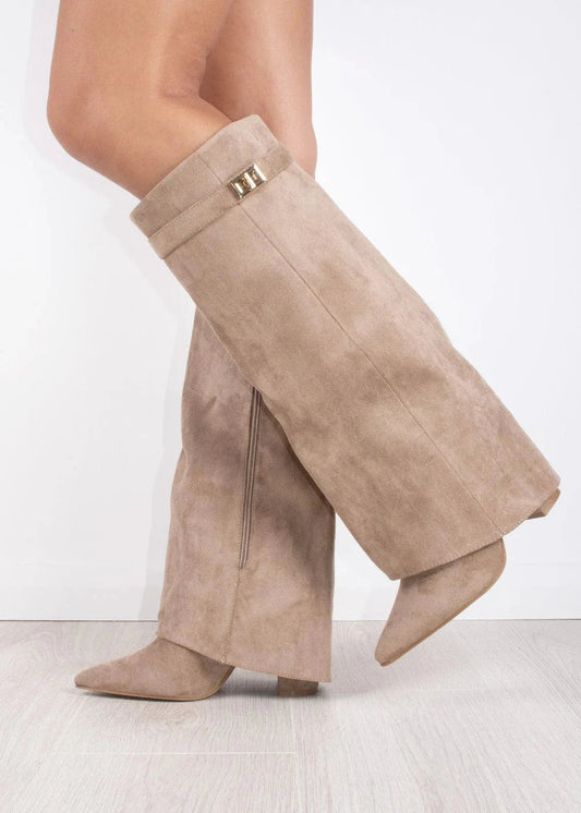 Seravelle | Slouch Knee High Heeled Boots