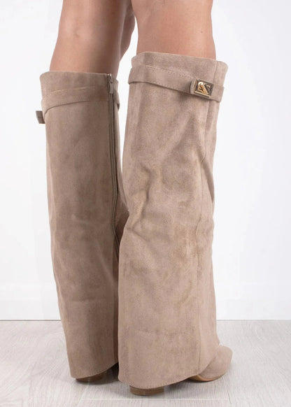 Seravelle | Slouch Knee High Heeled Boots