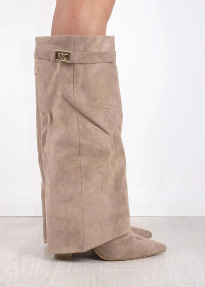 Seravelle | Slouch Knee High Heeled Boots