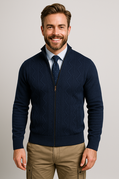 Monviro | Classic Knit Cardigan with Button Closure