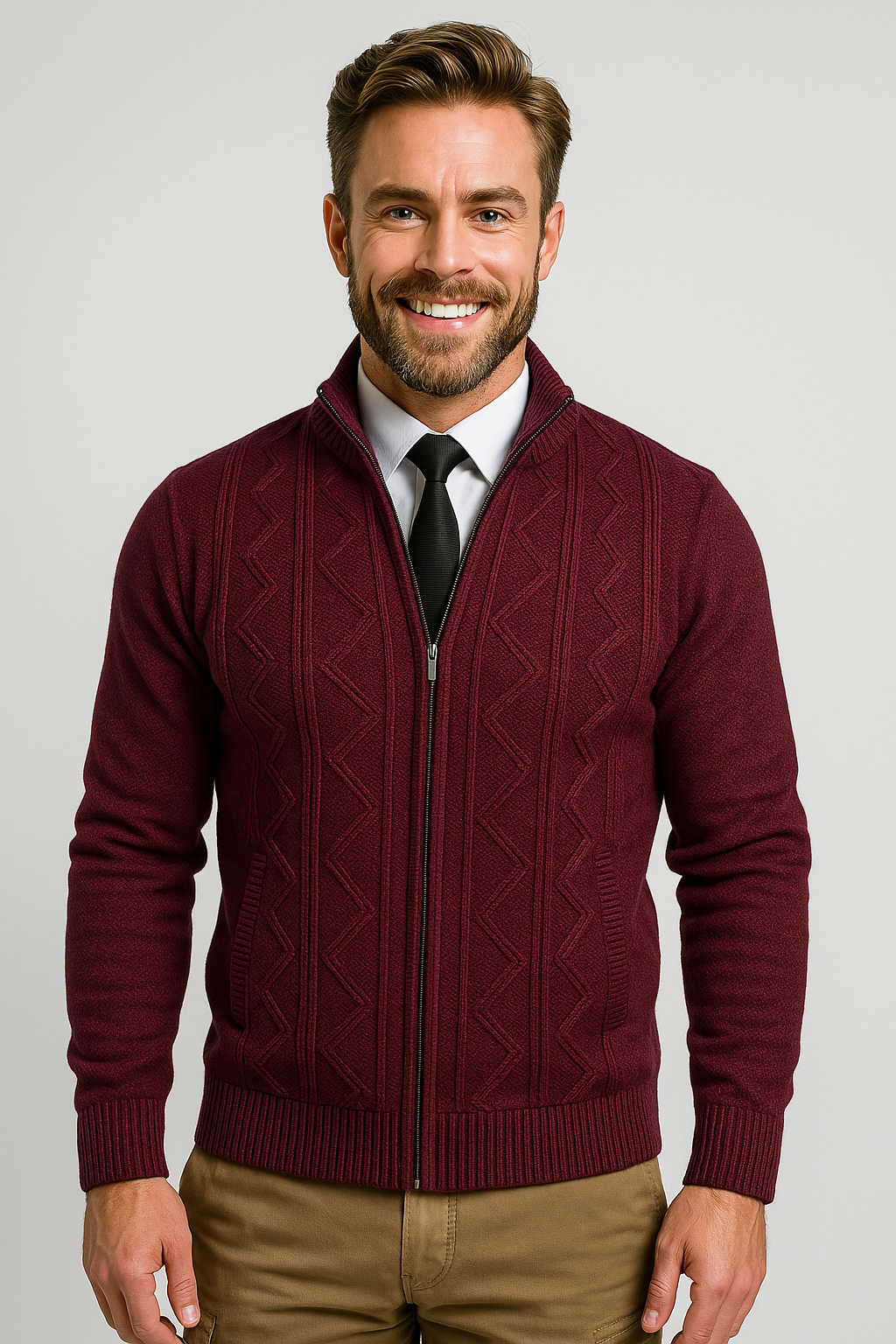 Monviro | Classic Knit Cardigan with Button Closure