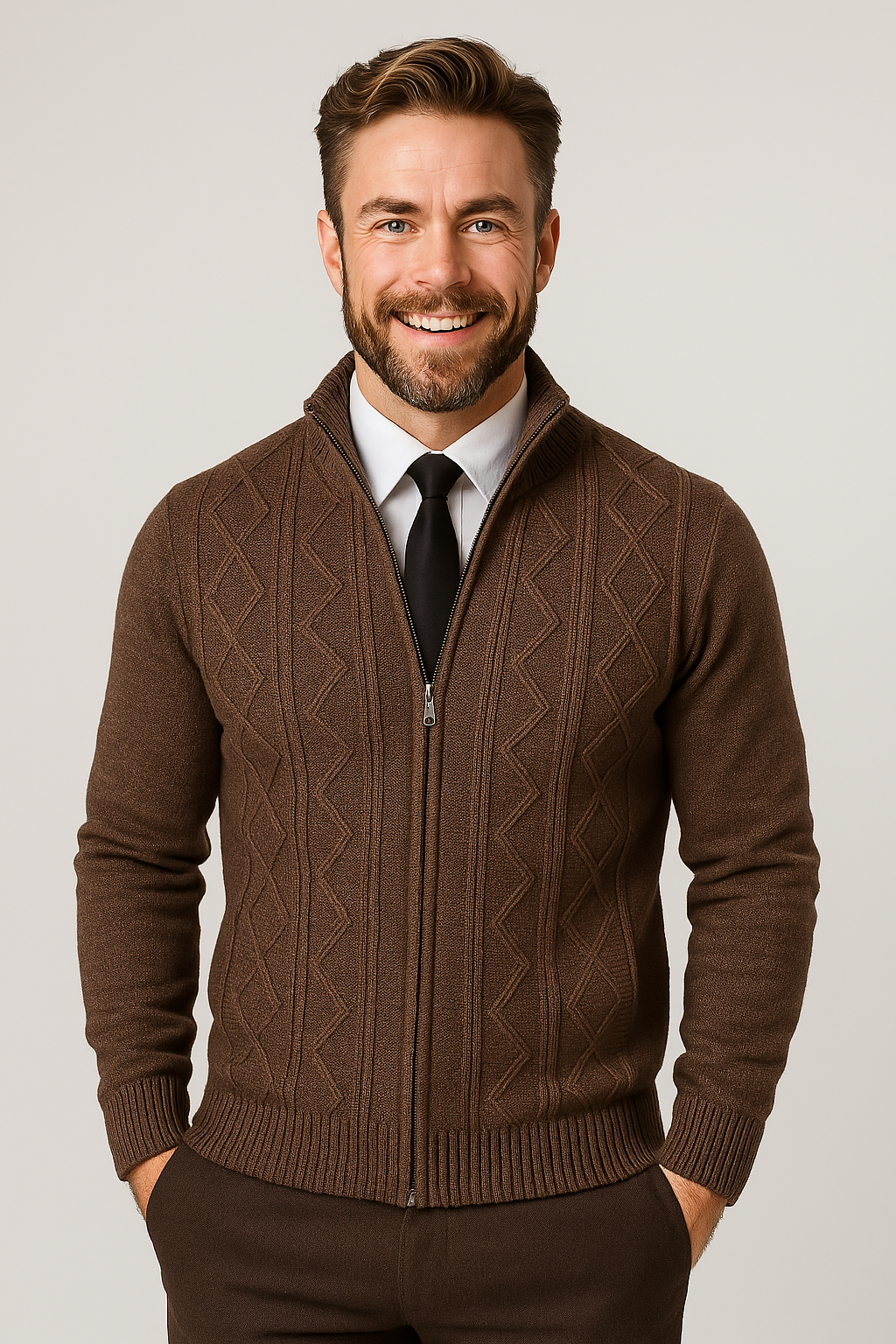 Monviro | Classic Knit Cardigan with Button Closure