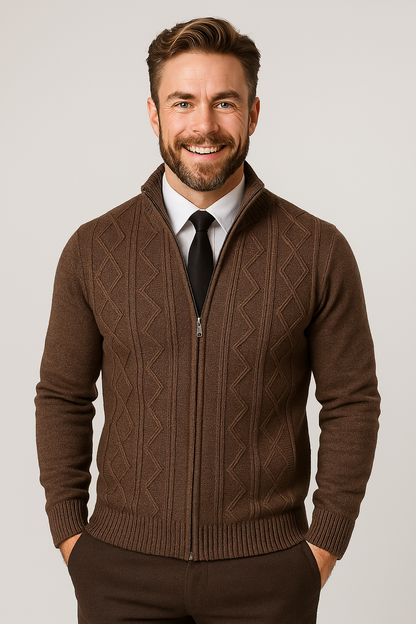 Monviro | Classic Knit Cardigan with Button Closure