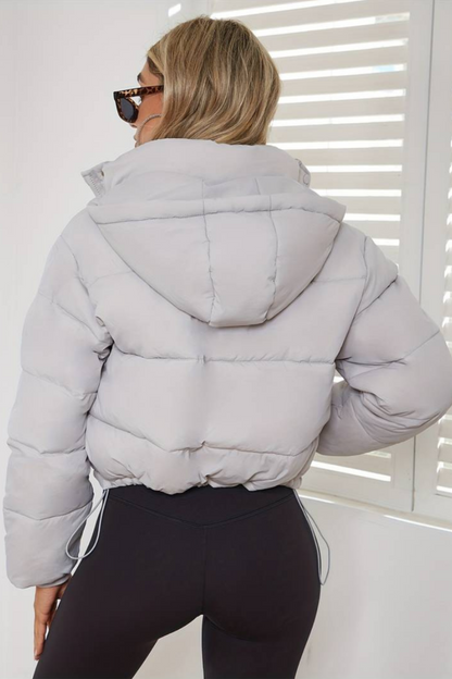 Arielle | Hooded Cropped Puffer Jacket