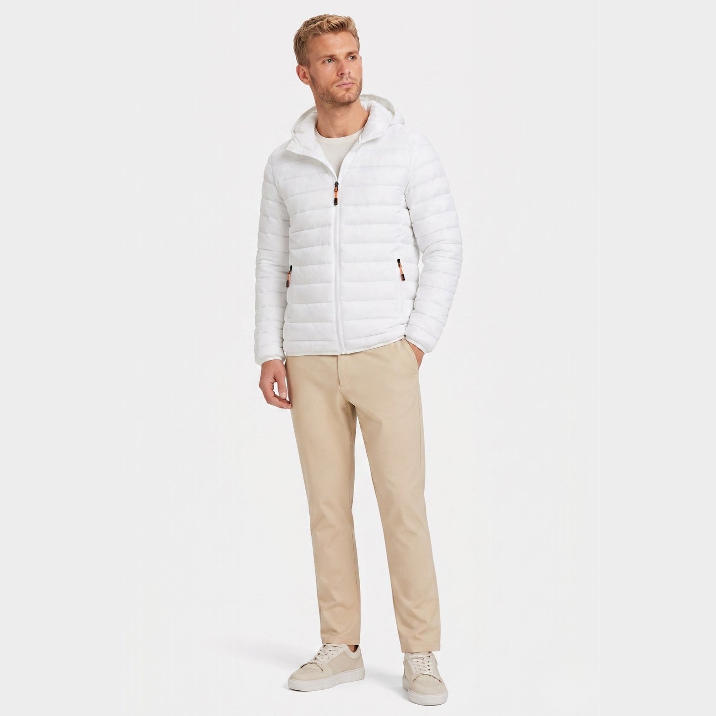 Logan | Men's Lightweight Hooded Puffer Jacket