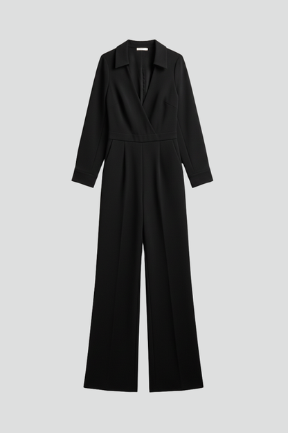 Albertine | Wide Leg Wrap Front Jumpsuit