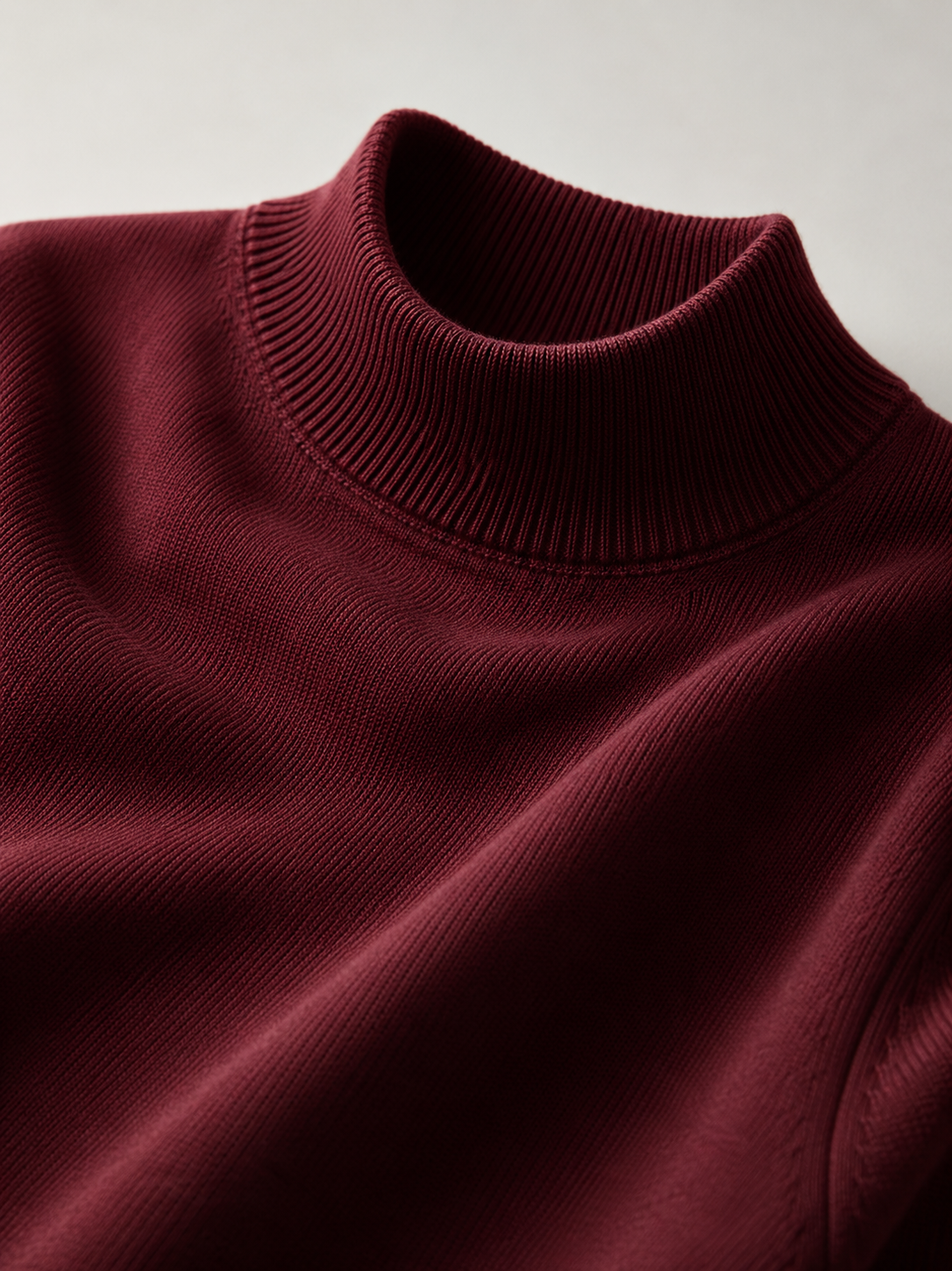 Henri | Slim Fit Mock Neck Knit Sweater