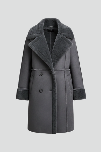 Adelina | Long Lapel Overcoat