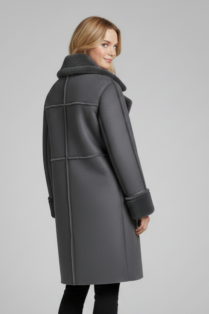Adelina | Long Lapel Overcoat
