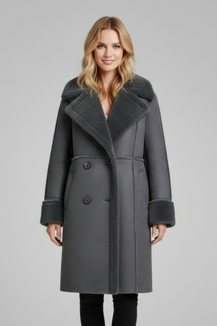 Adelina | Long Lapel Overcoat