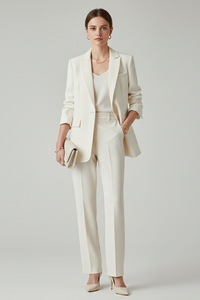 Christelle | Tailored Blazer & Straight-Leg Trouser Set