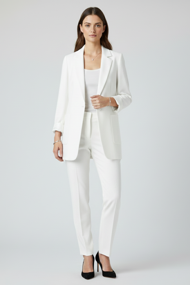 Seraphine | Slim Fit Open Front Blazer
