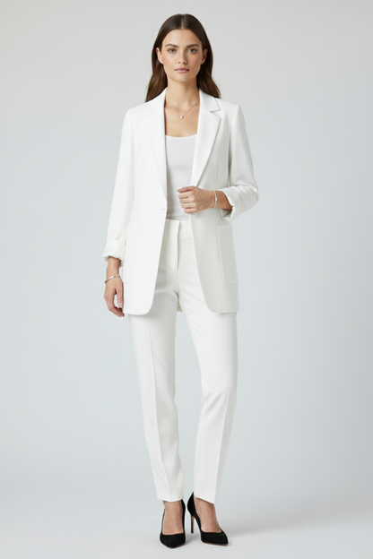 Seraphine | Slim Fit Open Front Blazer