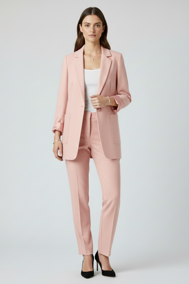 Seraphine | Slim Fit Open Front Blazer