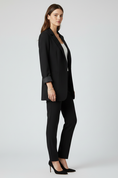 Seraphine | Slim Fit Open Front Blazer