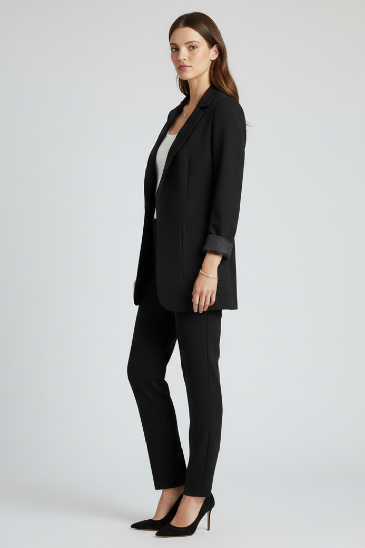 Seraphine | Slim Fit Open Front Blazer