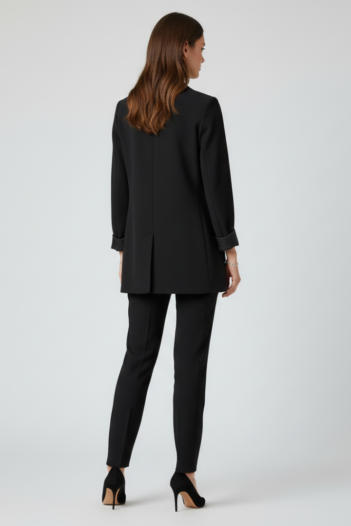 Seraphine | Slim Fit Open Front Blazer