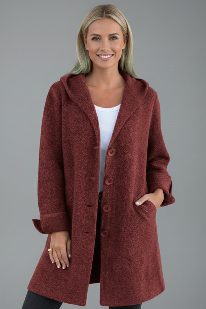 Virelta | Lapel Collar Button Coat