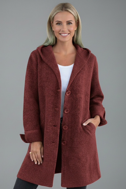 Virelta | Lapel Collar Button Coat