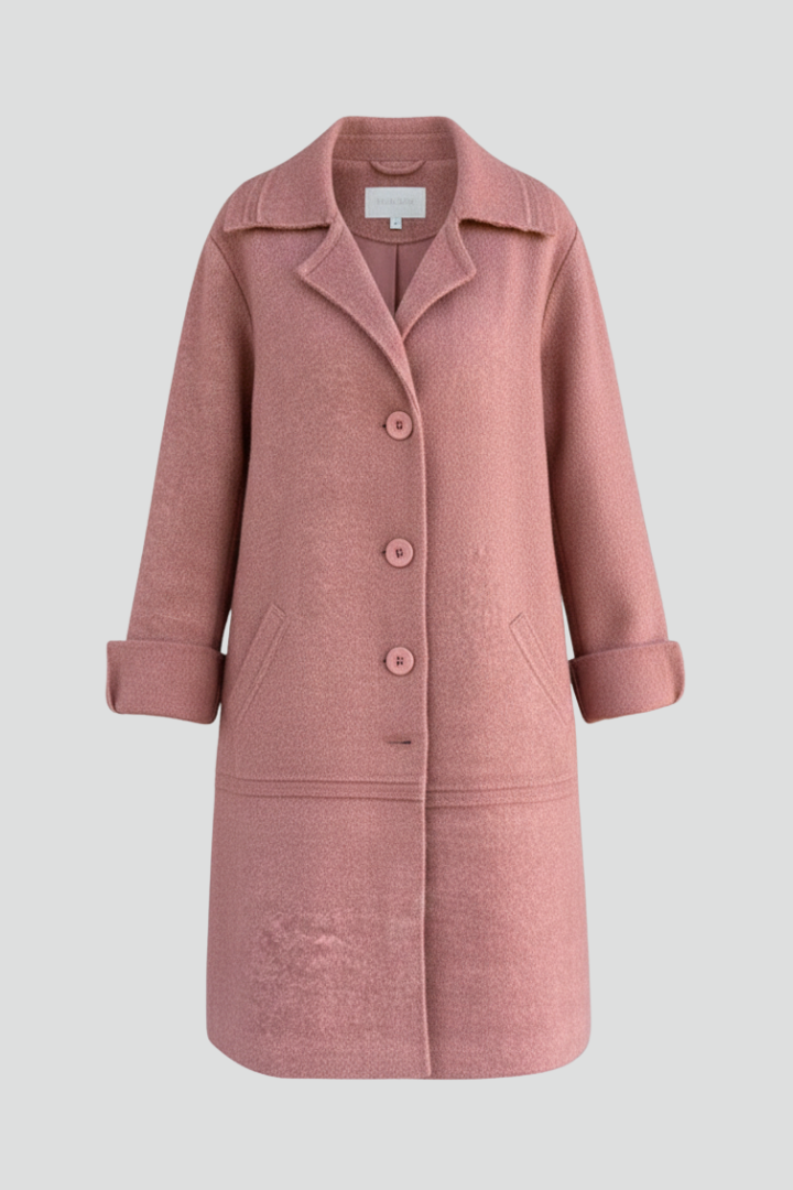 Virelta | Lapel Collar Button Coat