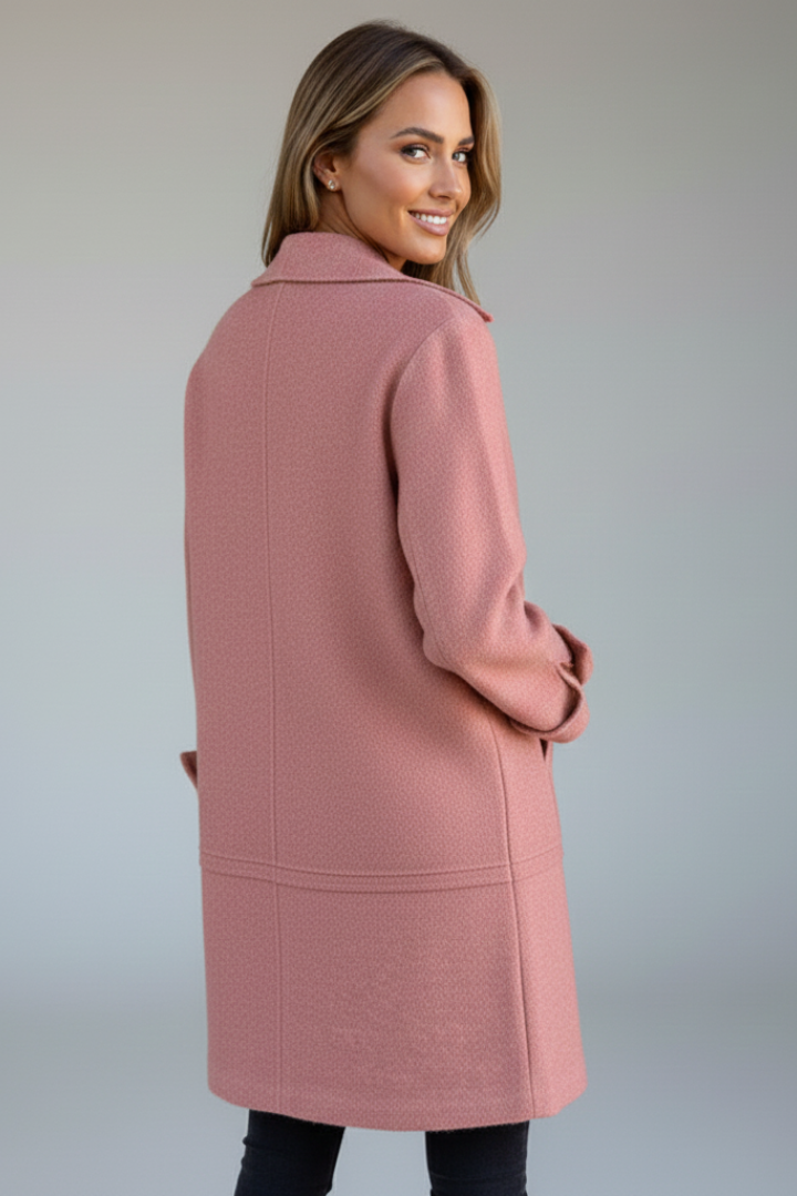 Virelta | Lapel Collar Button Coat