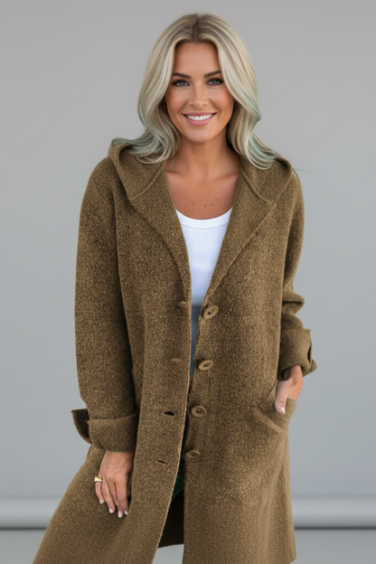 Virelta | Lapel Collar Button Coat