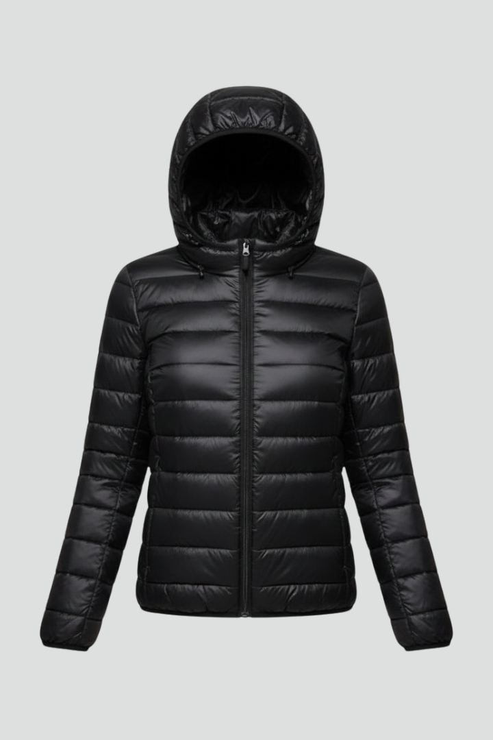 Lorena | Hooded Quilted Zip Jacket
