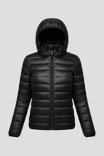 Lorena | Hooded Quilted Zip Jacket