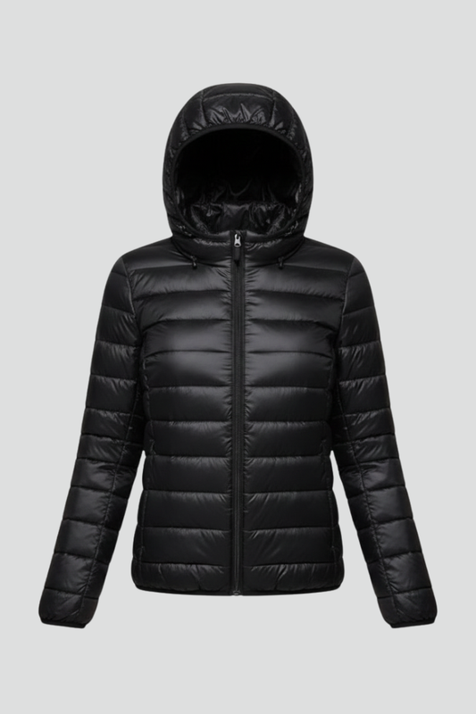 Lorena | Hooded Quilted Zip Jacket