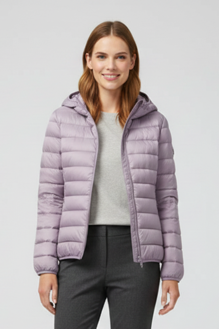 Lorena | Hooded Quilted Zip Jacket