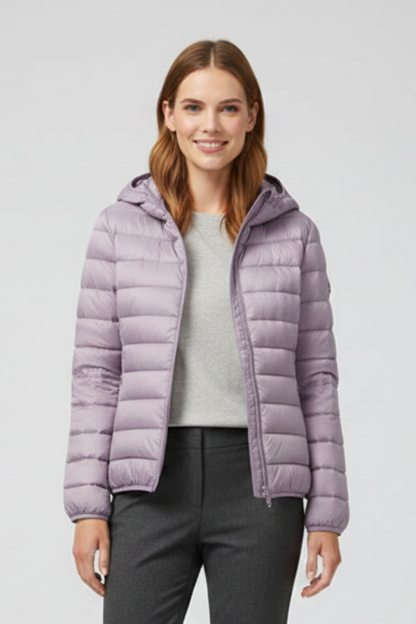 Lorena | Hooded Quilted Zip Jacket