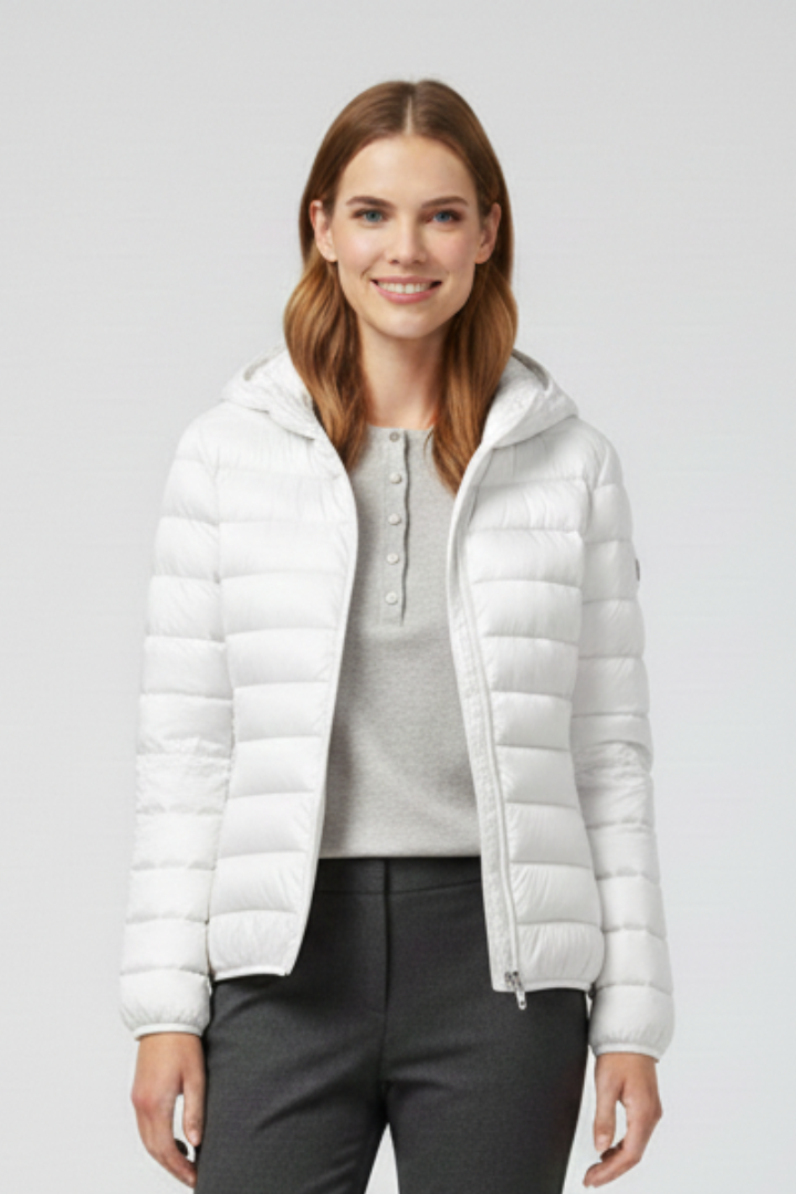 Lorena | Hooded Quilted Zip Jacket