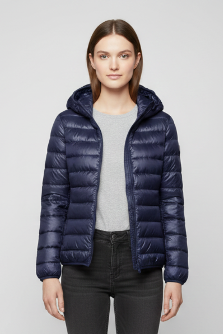 Lorena | Hooded Quilted Zip Jacket