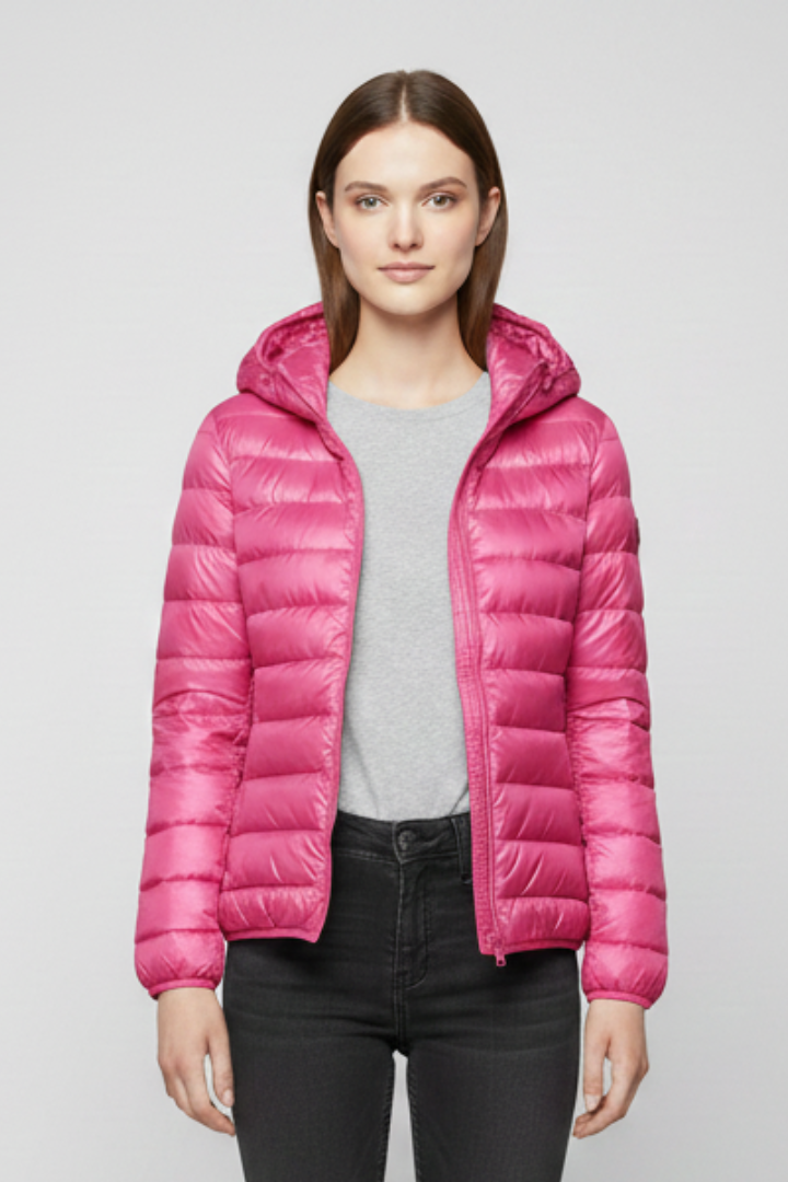 Lorena | Hooded Quilted Zip Jacket