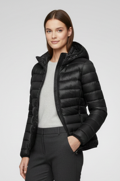 Lorena | Hooded Quilted Zip Jacket