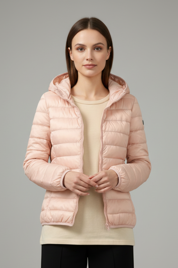 Lorena | Hooded Quilted Zip Jacket