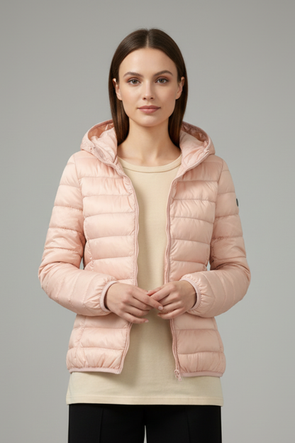 Lorena | Hooded Quilted Zip Jacket