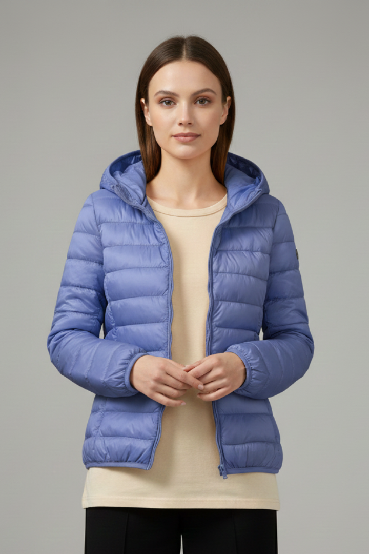 Lorena | Hooded Quilted Zip Jacket