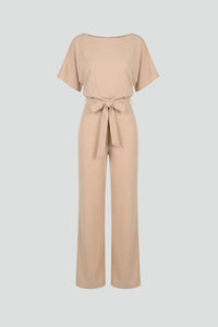Agathe | Women's Belted Wide Leg Jumpsuit