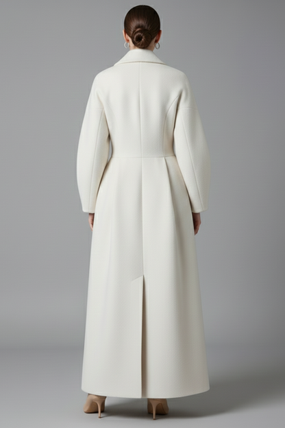 Berengere | Lapel Collar Long Coat