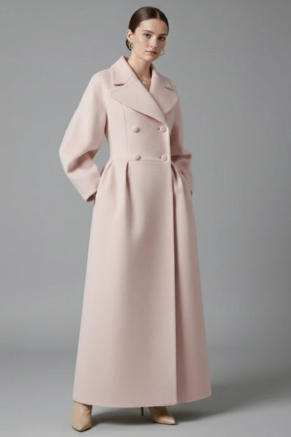 Berengere | Lapel Collar Long Coat