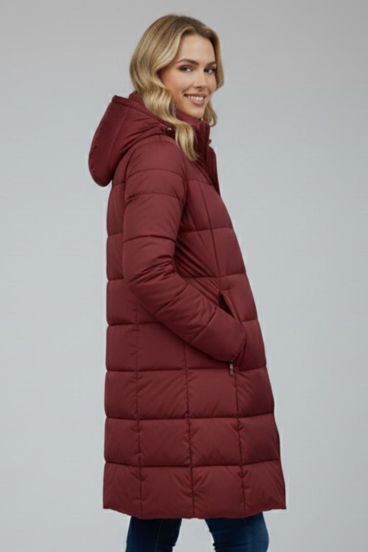 Monica | Long Hooded Puffer Jacket