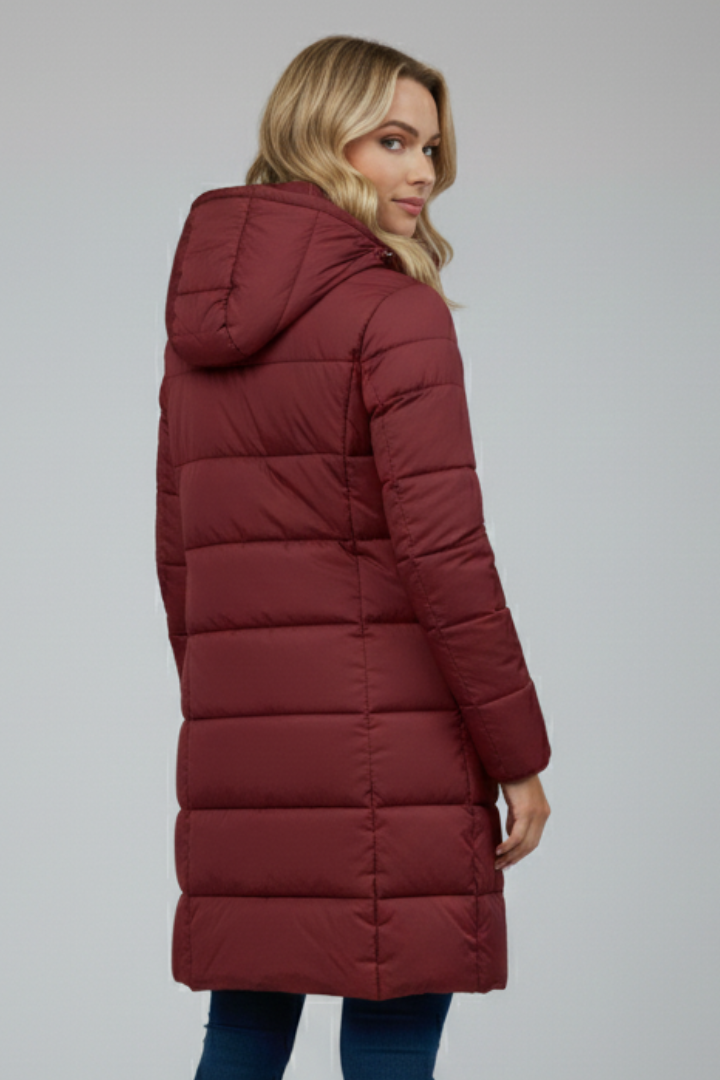 Monica | Long Hooded Puffer Jacket