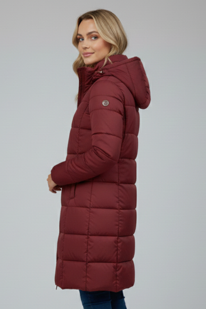 Monica | Long Hooded Puffer Jacket