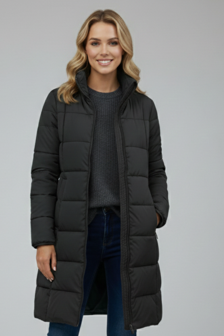 Monica | Long Hooded Puffer Jacket