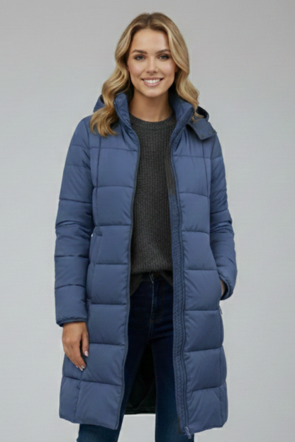 Monica | Long Hooded Puffer Jacket