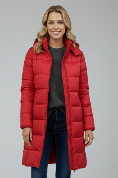 Monica | Long Hooded Puffer Jacket