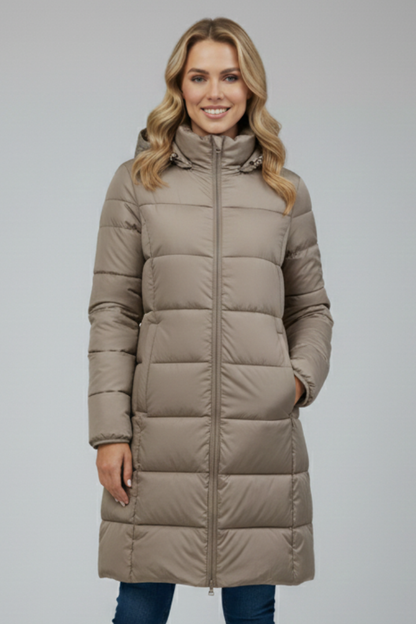 Monica | Long Hooded Puffer Jacket