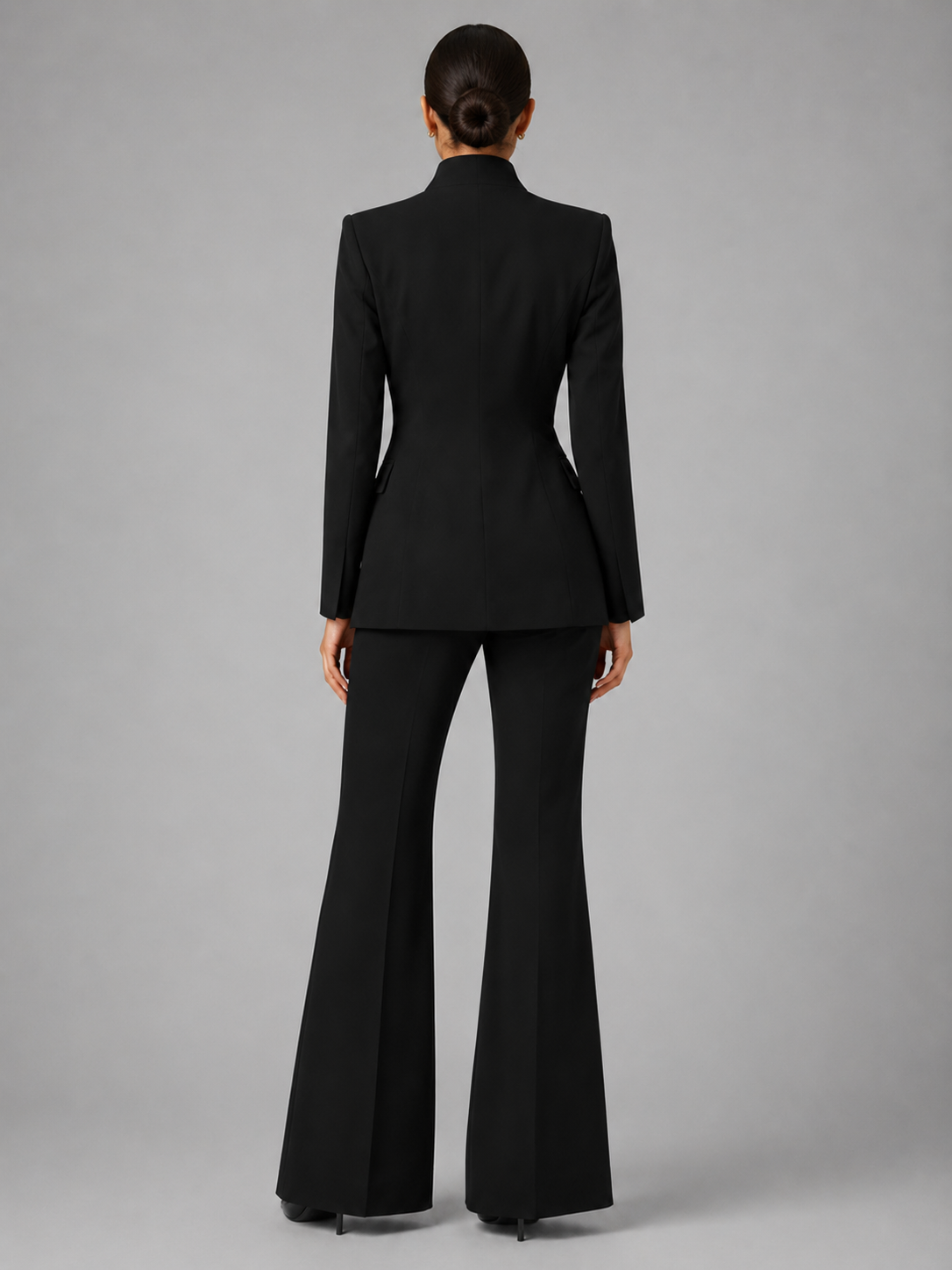 Hortense | Collarless Blazer & Wide-Leg Trouser Set