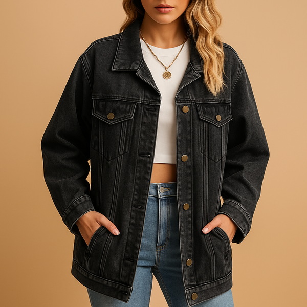 Nova | Rugged Denim Winter Jacket Outerwear
